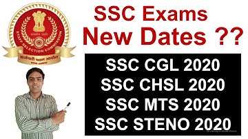 SSC CGL CHSL 2020 Expected Exam Date