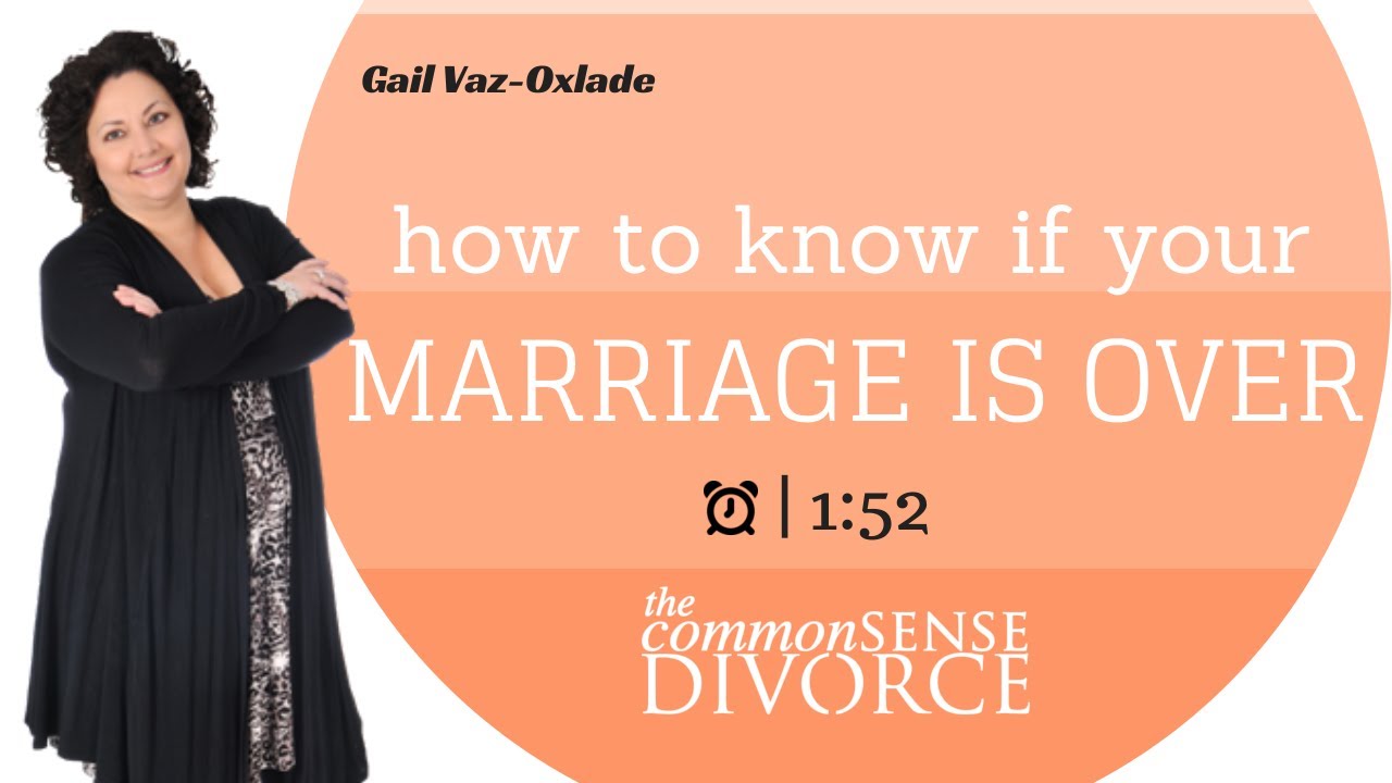 Gail Vaz Oxlade How Do You Know if Your Marriage is Over