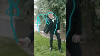 The Groom Turning Up With The Disney Channel Wand Intro