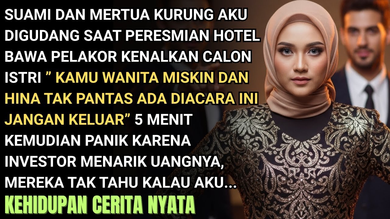 SUAMI MENGURUNGKU DIGUDANG SAAT PERESMIAN HOTELNYA DIA MALAH AJAK PELAKOR -SESAAT KEMUDIAN DIA PANIK