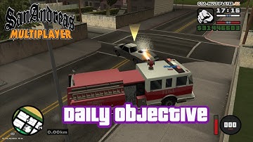 Daily Objective: Fire Fighter jobs with my bro | SAMP WTLS 2