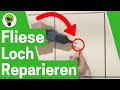 Fliese Reparieren ✅ ULTIMATIVE ANLEITUNG: Wie Loch in Fliesen mit Reparatur Set Füllen &amp; Ausbessern?