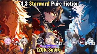 NEW 4.3 Starward Mode Pure Fiction | E2 Mydei &amp; E2 MBlade x Ashveil &amp; E2 Phainon | HSR