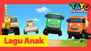 *BARU* Roda Mobil-mobil Berat dan Kuat l Tayo Bahasa Indonesia Lagu Anak l Lagu WarnalTayo Bus Kecil