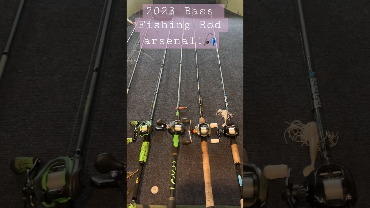 2023 Bass Fishing Rod Arsenal! fishing bait baitcasting fishingrod