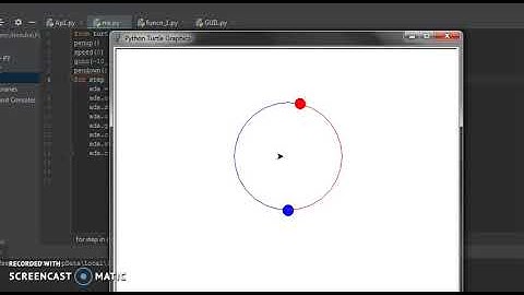Colour changing Circle(Python program)