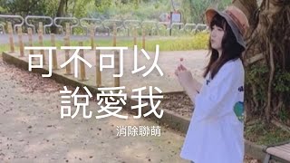 Video thumbnail of "消除聯萌-可不可以說愛我（持修Chihsiou)"