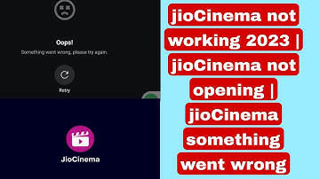 jioCinema not working 2023 | jioCinema not opening | jioCinema something went wrong