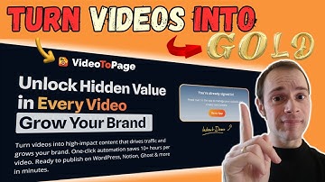 VideoToPage Review - Turn ANY Video Into a Blog Post in Minutes!