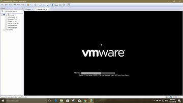 How to install and configure VMware ESXi 6 and install CentOs on it