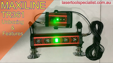 Maxiline TR361 Machine Control Laser Level Detector Receiver with Cab Repeater Unboxing and Features