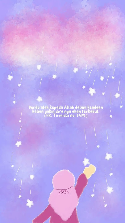Allah maha melihat, lagi maha mendengar. #pinkubrush #animasi #animation #quotesislami