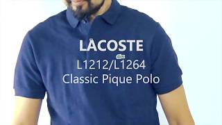 ラコステ ポロシャツ LACOSTE L1212/L1264 半袖 鹿の子 世界流通モデル Classic Pique Polo 定番の鹿の子ポロシャツ