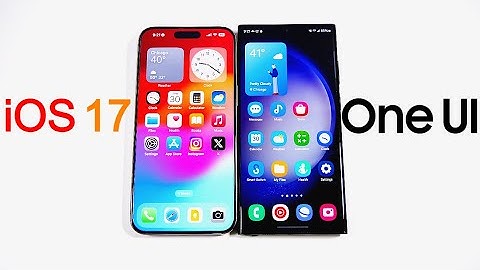 iOS 17 vs One UI 6!
