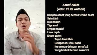 Lagu Asnaf Zakat (versi: Ya lal wathan) | FIKIH Kelas 5 bab Zakat Fitrah