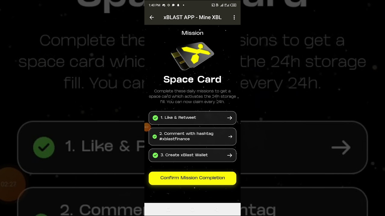 xBLAST APP - Mine XBL TOKEN / 1 XBL $1.2/ Coredao project