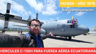 La FUERZA AÉREA ECUATORIANA - FAE 🇪🇨 PRESENTÓ su NUEVO HERCULES C-130H ✈ Ceremonia y recorrido 😱