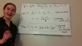 Calculus 2   Volumes by Cylindrical Shells