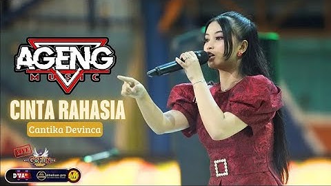 CANTIKA DEVINCA  | CINTA RAHASIA |  AGENG MUSIK | LIVE  GOFUN BOJONEGORO