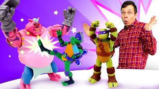 Игры с Черепашками Ниндзя - Два Донателло против Шеф Повара! - Шоу игры Автомастерская Игры с Черепашками Ниндзя - Два Донателло против Шеф Повара! - Шоу игры Автомастерская