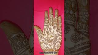 Mehendi Learning Journey Day 7 | Easy Floral Design#shorts #mehndi