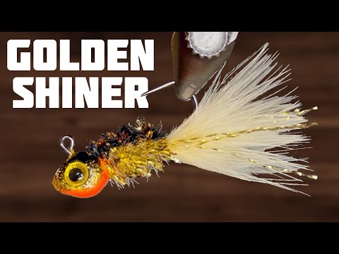 Tying a GOLDEN SHINER Jig For Crappie, Bass, Perch, and Walleye