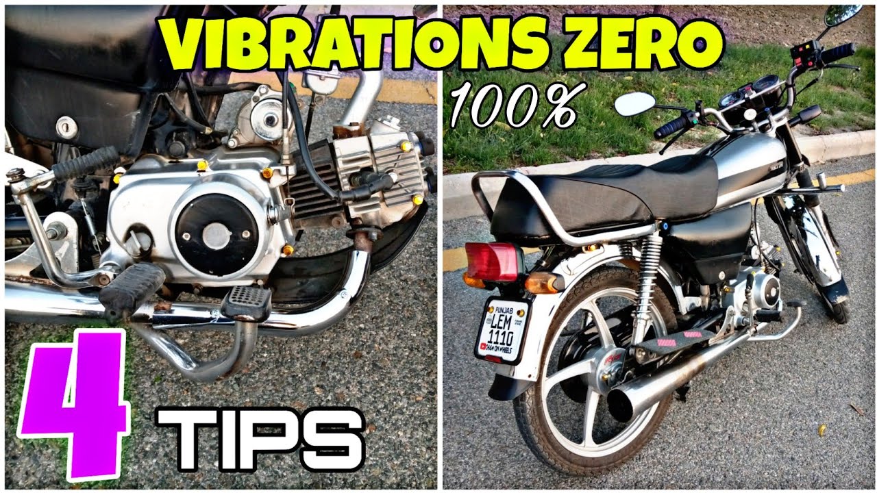 4 TIPS to reduce bike vibrations totally How to reduce Honda 70 bike