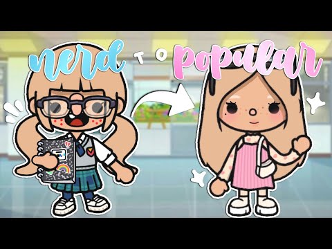 Nerd To Popular 📚➡️🎀 | *with voice* | Toca Boca Life World Roleplay