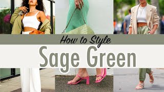 Color Combinations For Clothes Feat. Sage Green Pistachio, Moss How To Wear Color