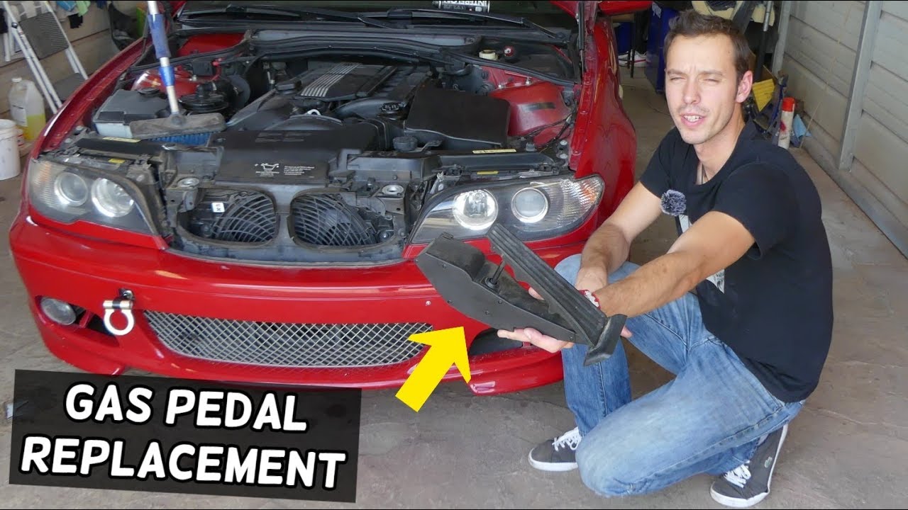 GAS PEDAL ACCELERATOR THROTTLE PEDAL REMOVAL REPLACEMENT BMW E46 E39 X5 E53  Z4 E85 - YouTube