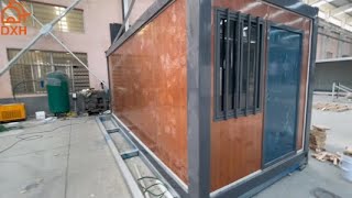 Flatpack foldable container house can be install in three minutes, it's awesome, Isn't it
