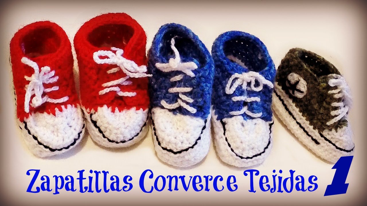 converse tejidas para bebe