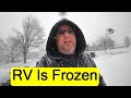 Snow and Ice cause RV leak and Slips