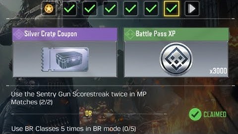 Call Of Duty Mobile Use Sentry Gun Scorestreak twice in MP Matches Task Complete