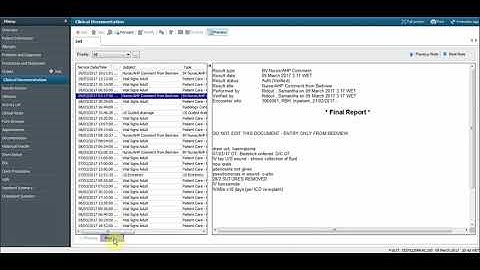 Clinical Documentation Viewer