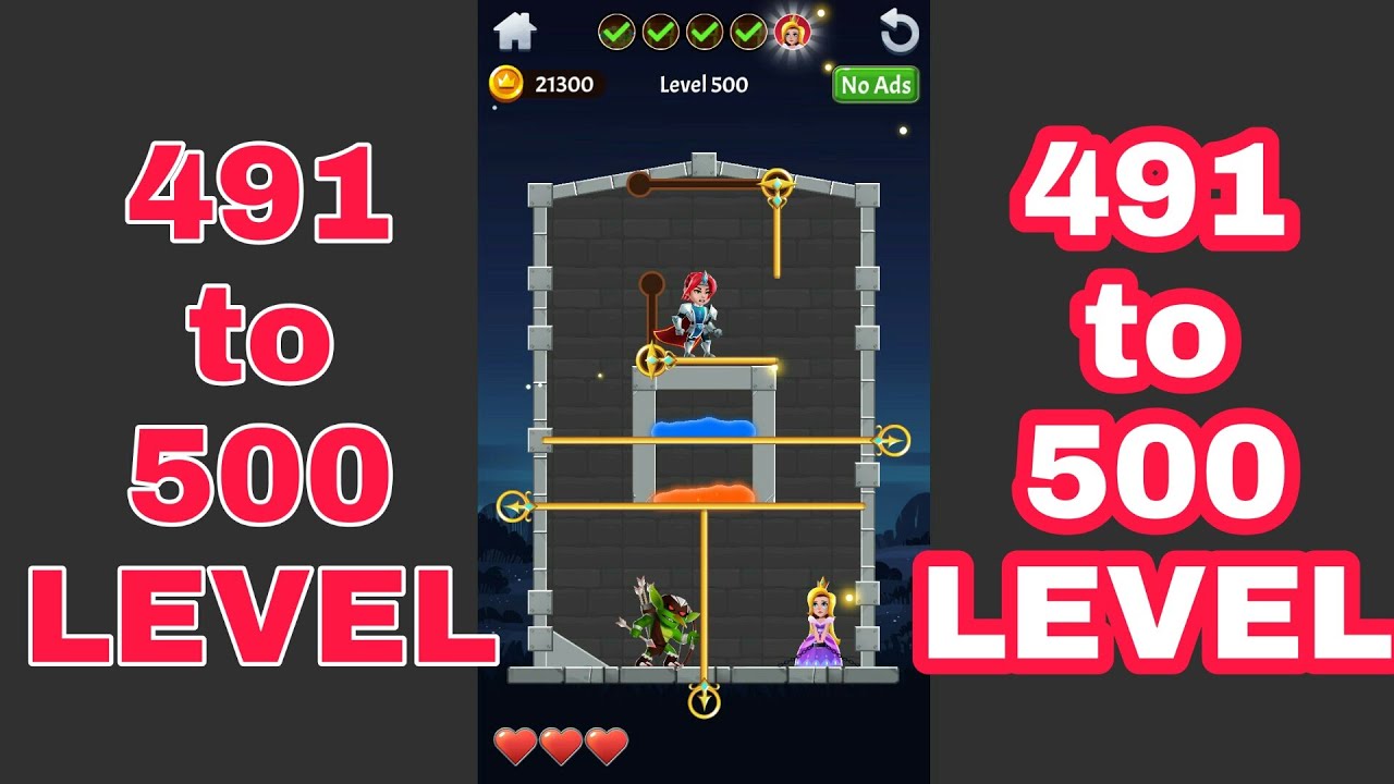 Hero Rescue [[[ level 491 to 500 ]]] - YouTube