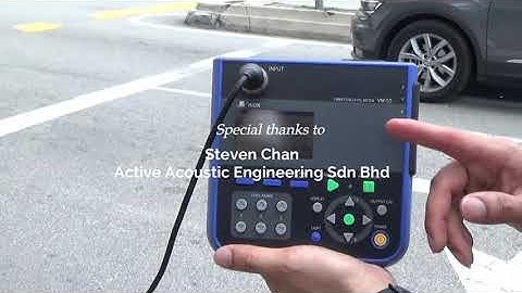 Vibration Level Measurement in dB