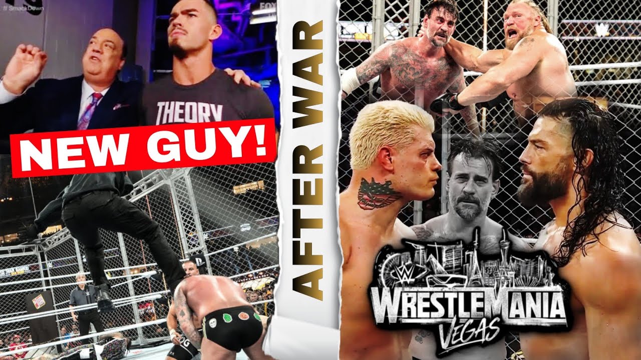 WHAT'S NEXT AFTER WAR! Paul Heyman reveals Austin Theory as New Guy, Roman Reigns vs Cody Rhodes 3