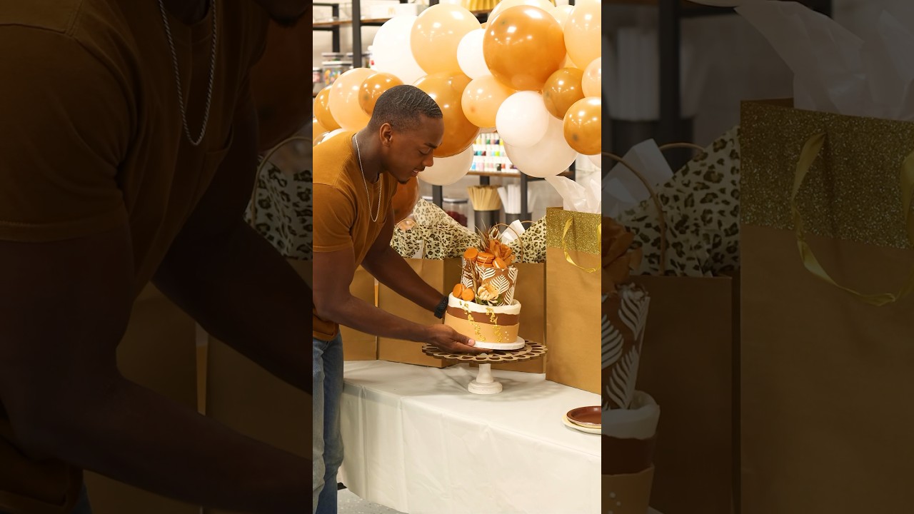I made my mom's birthday cake #shorts