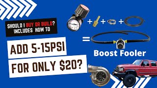 How to ADD 5-20LBS of BOOST for less than $20 Many Turbo Engines