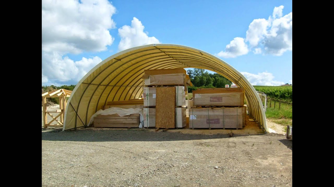 Tunnel de stockage Toutabri pour le bois sous toutes ses formes