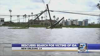 Rescuers search for victims of Ida