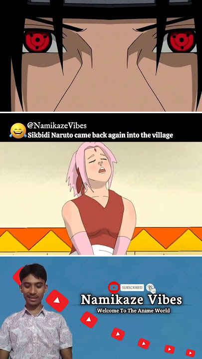 Skibidi Naruto Back again 😂 #naruto #namikazevibes #shorts