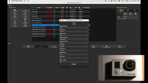 How to connect GoPro Hero 3 cameras with the Camera Tools app