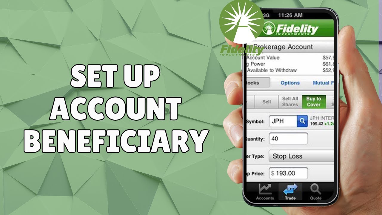 HOW TO SETUP FIDELITY ACCOUNT BENEFICIARY - YouTube
