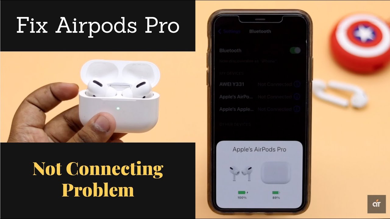 reparere nyheder luft Fix Airpods Pro Connection issues | AirPods Pro Not Connecting to Problem  Solved - YouTube