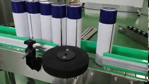 Aerosol Tin  Can AUTOMATIC SHRINK SLEEVE LABELING MACHINE