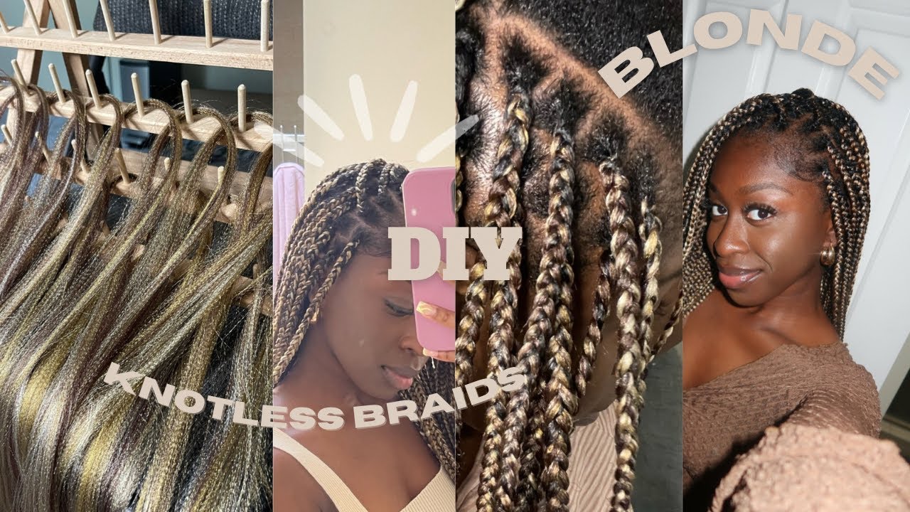 Creating My Own Ash Blonde Custom Braiding Color | Watch Me Do Smedium ...