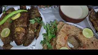 طريقة عمل سمك و رز | مطبخ ام محمد