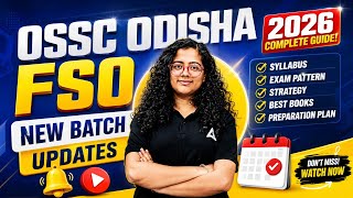 OSSC Odisha FSO 2026 Complete Guide | Syllabus, Exam Pattern & Preparation Strategy